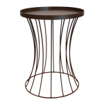 Cordset Large Side Table - Mocha Bronze