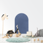 Navy Blue Bohemian Arch Wall Sticker - Navy Blue