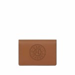 K circle Flap Cardholder -dark Tan