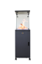 Alva Short Stand Gas PATIO HEATER - Ceramic Log-style