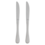 Stainless Steel Tableware Dinner Knives 2-PIECE
