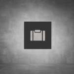 Luggage Sign - Black - Powder Coated Aluminum