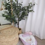 Baby Nest Baby Sleeping Pod Purple Castle Crown Princess Set