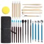 Kitchen Cake Icing Craft 25PCS Ball Stylus Clay Sculpting Tools Set