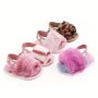 Fashion Tie Dye Plush Slide Sandals Toddlers Crib Shoes Texture Path Size And Color Random For Shoe Surface Stripes