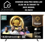 Hisense U6Q-PRO Mini-led Uled 4K Ai Smart Tv - 55 Inch 2025 Model