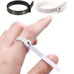1 PC Ring Sizer Ring Sizer Measuring Tool Reusable Plastic Finger Size Measuring Tape Clear And Accurate Jewelry Sizing Making T