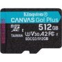 Kingston Technology Canvas Go Plus 512 Gb Microsd Uhs-i Class 10 512GB Uhs-i U3 V30 A2 Exfat