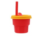 Kids Silicone Sipper - Red
