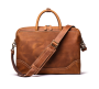 High Fashion Vintage Leather Laptop Briefcase