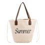 Straw Tote Bag Summer Beach Bag Large Handwoven Shoulder Bag Handbag