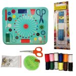 Crafting And Sewing Kit - Tin Box With Hrdashery Starter Kit