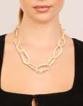 Goldair Gold Large Link Short Necklace
