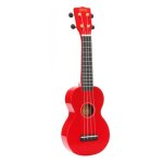 Mahalo Ukuleles Mahalo Rainbow Series Soprano Ukulele Red