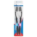 Clicks Charcoal Bristle Toothbrush Twinpack