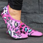 Rebounding Shoes Neon Leopard Soles - Neon Leopard 4-5