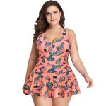 Women's Plus Size Coral Fever Swimsuit - 3XL