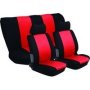 Stingray Nexus Full Car Seat Cover Set 6 Piece Black/Red