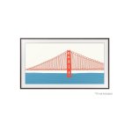 Samsung 75 Customizable Frame For 2021 The Frame Tv - Brown