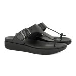 Olufemi T-bar Footbed Sandal With Buckle - Black - 8