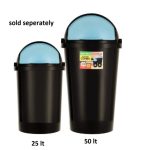 Penflex 25L Swing Lid Bin BLACK-7046B