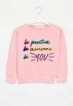 Be Positive Fleece Sweat - Pink