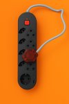 9 Way Multi-plug Surge Protector Adaptor 4 X 3PIN 4 X 2PIN 1 X Schuko 1 X USB 1 X Type-c USB