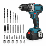 Cordless Drill Tool Set With Drill Bits Screwdrivers Pliers Wrench
