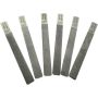 6-PIECE Stainless Steel Guitar Nut File Set With Ergonomic Handles