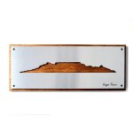 Cape Town Skyline Brushed Aluminium