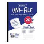Marlin Uni-file Display Books 20 Pocket X 10