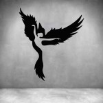 A Woman's Wings - Rust Coat L 1000 X H 890MM