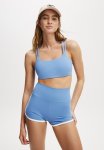 Cotton On Ultimate Run Shortie Short-adrift Blue White