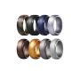 Silicone Ring 8 Set Mens Action Size: 10
