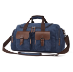 Canvas Duffle Bag For Travel Carry-on Bag - Blue