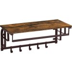 Havana Wall Mounted Coat Rack Brown