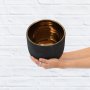 Moon Planter - Black Gold - 13CM