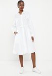 Tommy Hilfiger 1985 Org Co Poplin Knee Dress - Optic White