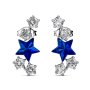 DESTINY 925 Sterling Silver Dream Earrings With Swarovski Crystals