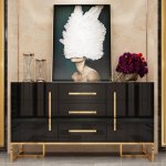 Luxury Modern Living Restaurant Console Cabinet Style Room Entrance Tables