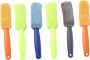 6 Pieces Car Cleaning Tool Fiber Wheel Tire Brush For Motorcycle Truck