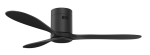 1320MM Black Hugger Fan Without Light - HUG523BW REMB
