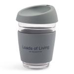Glass Coffee Mug Grey