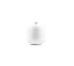 - Embossed Lines Whisper White Sugar Pot