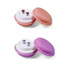 DESTINY 2 Pair Earring Set With Swarovski Crystals - Amethyst & Garnet