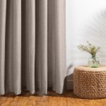 Sorrento Eyelet Unlined Curtain - Truffle - 270 X 223CM