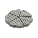 18CM Silicone Air Fryer Waffle Mould Grey