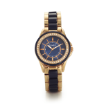 Ladies Rose & Navy Tone Bracelet Watch