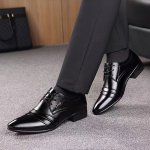 Plus Size Men's Solid Color Plain Toe Derby Shoes Comfy Non Slip Casual Lace Up Dress Shoes For Office Banquet Party