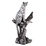 Leopard On Branch Statue 51 Cm